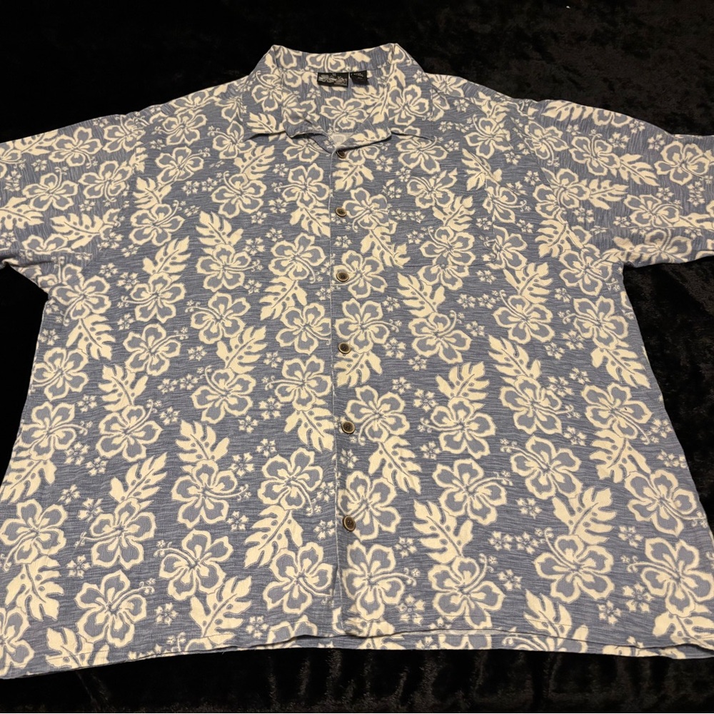Mens 2XL Vintage Ocean Pacific OP Floral AOP Surfing Buttonup Shirt